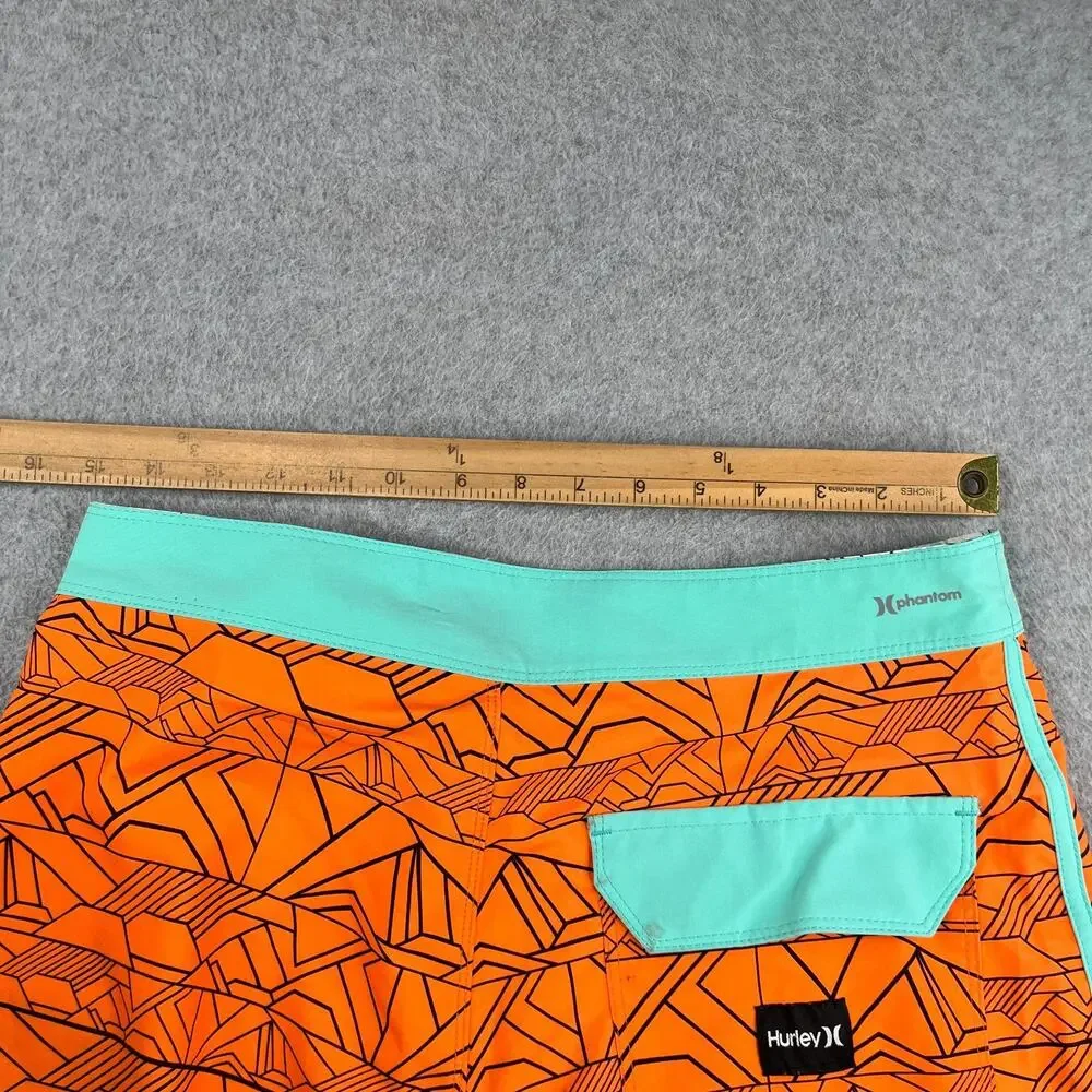 Hurley orange geometric